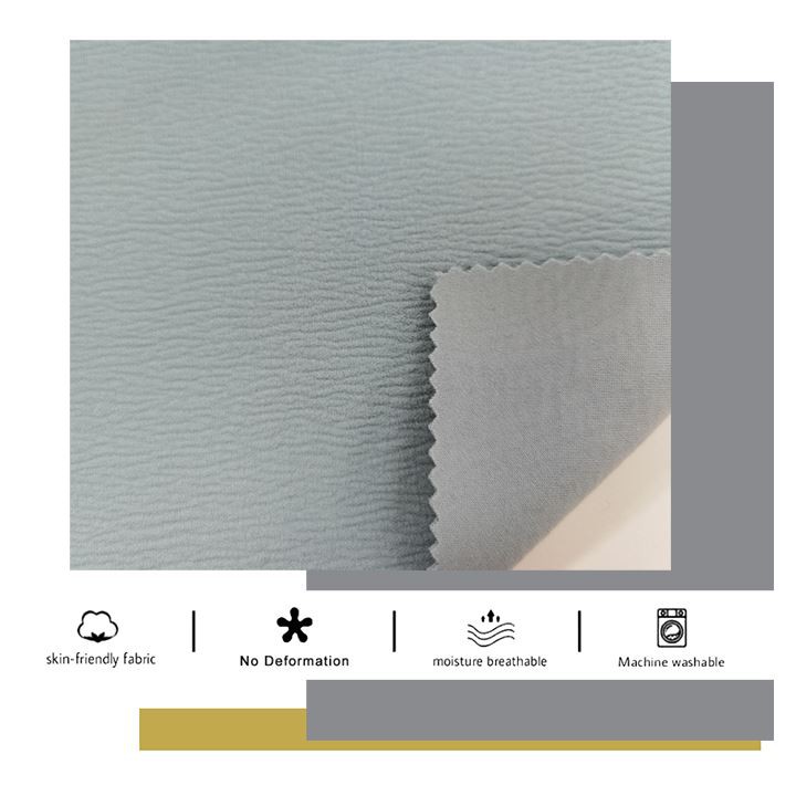 Polyester Stretch Air Layer Interlock Fabric 涤纶弹力空气层互锁织物雷竞技app安卓下载