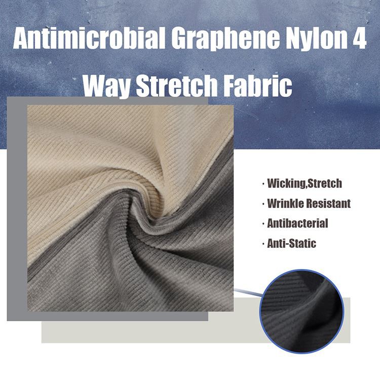 Nylon Graphene Antimicrobial Fabric 尼龙石墨烯抗菌织物雷竞技app安卓下载