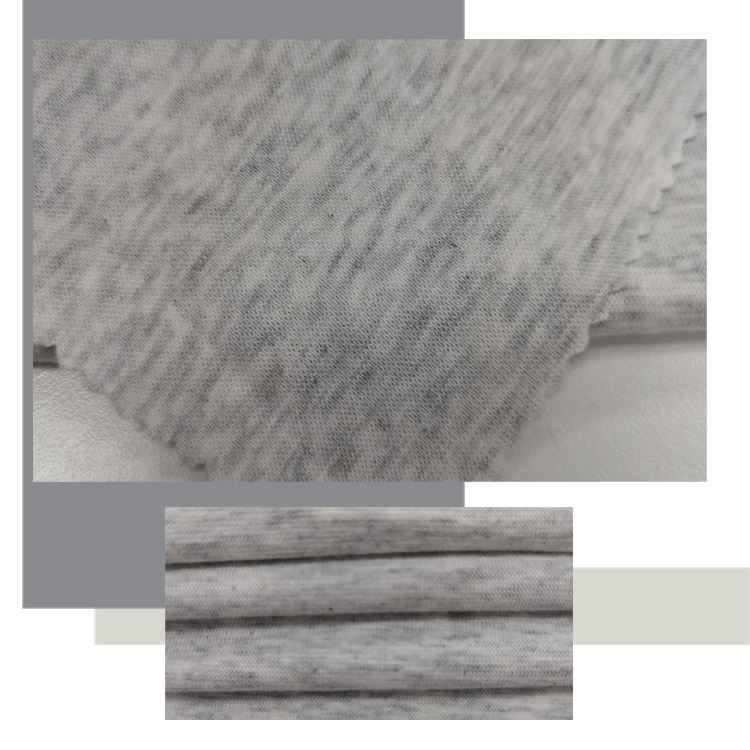 TC拉伸光希瑟灰色罗纹织物雷竞技app安卓下载